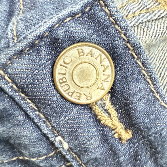 Banana Republic Women Dark Blue Skinny Jeans Size 26/2 - Picture 7 of 13